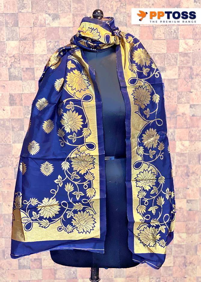 Pptoss Banarasi SIlk Dupatta 6 Fancy Casual Wear Designer Dupatta Collection